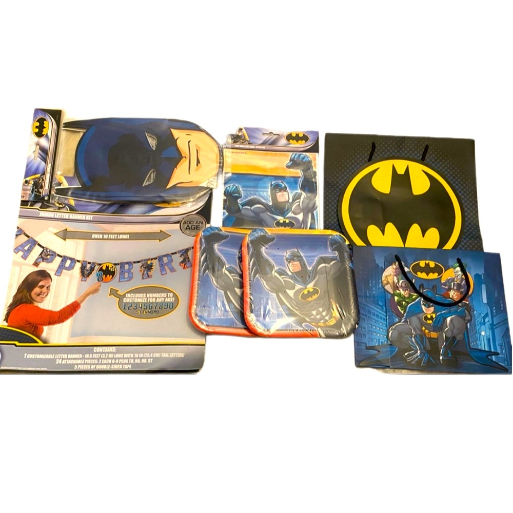 Batman themed Birthday Bundle, includes gift bags!